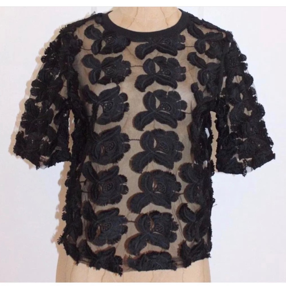 H&m mesh blouse